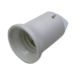 PORTALAMPARA E-27 BLANCO BLS