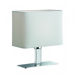 LAMPARA MESA MING BLANCO TRIO