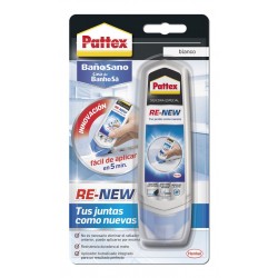 SILICONA UNIVERSAL ACÉTICA SANITARIA BLANCA 100ML RE-NEW