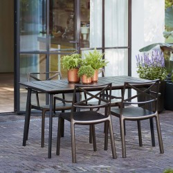 MESA METALEA BRONCE 146CM X...