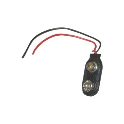 PORTA PILA C/CABLE 1UD 9V
