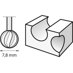 FRESA ALTA VELOC. 7,8MM -...