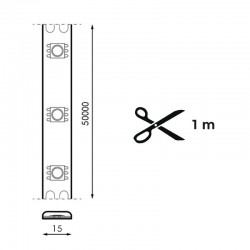 TIRA LED 220V 6000K (VENTA METRO LINEAL) - M LEDME