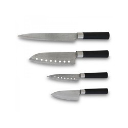 SET 4 CUCHILLOS PORF.SANTOKU CECOTEC