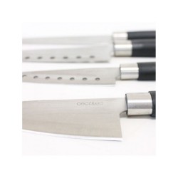 SET 4 CUCHILLOS PORF.SANTOKU CECOTEC