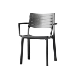 SILLA RESINA METALINE