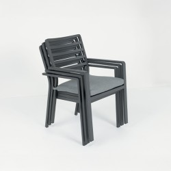 SILLA GALILEE ANTRACITA