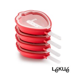 SET 4 MOLDES HELADO FRESA...