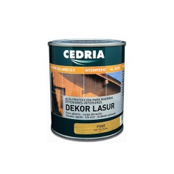 LASUR DEKOR PINO 750ML CEDRIA