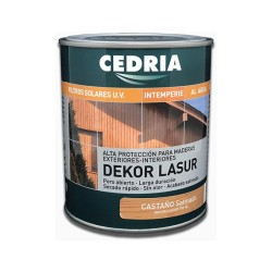 LASUR DEKOR CASTAÑO 4L CEDRIA