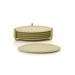 POSAVASOS CON SOPORTE LEEK...
