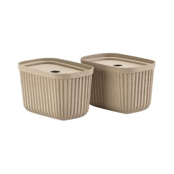 SET 2 CAJAS MARRONES...