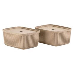 SET 2 CAJAS MARRONES...