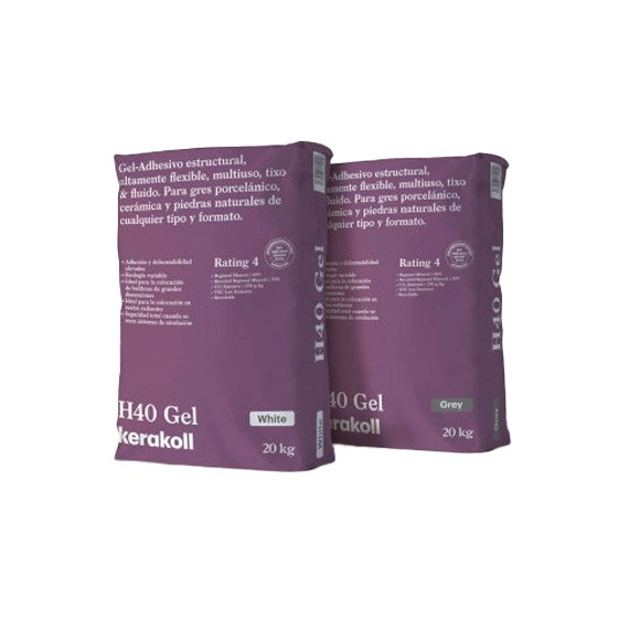 MORTERO COLA BLANCO H40 GEL - KERAKOLL