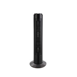 VENTILADOR DE TORRE CUCO NEGRO