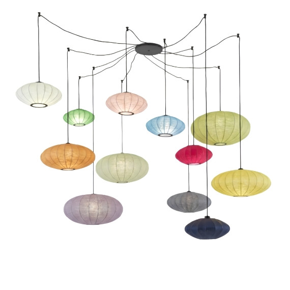 LAMPARA COLGANTE ANTZ 10 COLORES