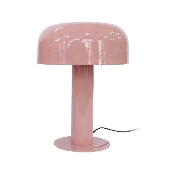 LAMPARA MESA FORNIDO ROSA 42CM