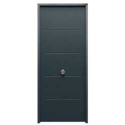 PUERTA ENTRADA SAGA-100 GRIS