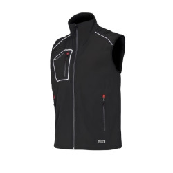 CHALECO SOFTSHELL NEGRO