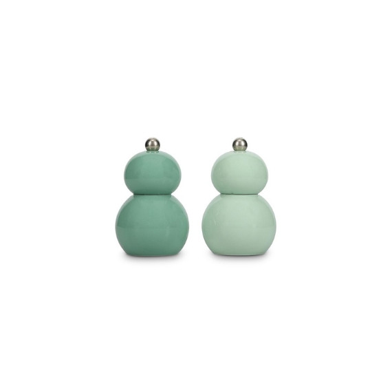 SALERO Y PIMENTERO GRINDER GREEN SET 2