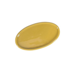 PLATO BILLIE MUSTARD 23X13CM