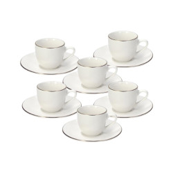 SET DE 6 TAZAS DE CAFÉ CON...