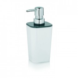 DISPENSADOR JABON NURA BLANCO/GRIS KELA