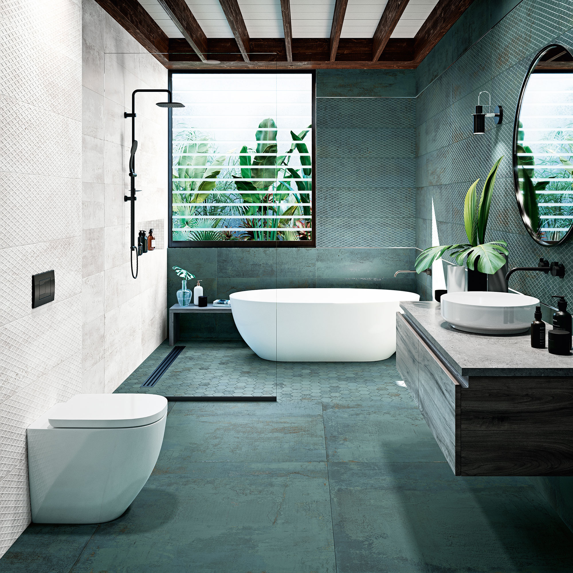Baños con bañera y ducha: relax y estilo
